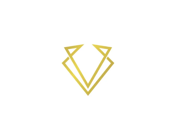 Дизайн Логотипа Diamond Letter — стоковый вектор