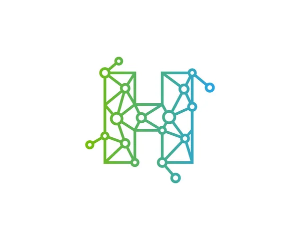 Carta Ícone Rede Logo Elemento Design — Vetor de Stock