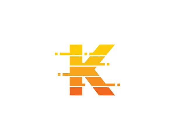 Dopis Pixelů Ikonu Logo Design Element — Stockový vektor