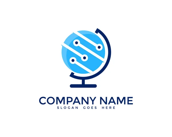 Globe Professional Logo Icon Design — Stock Vector