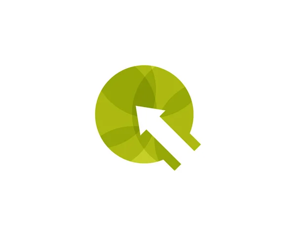 Harf Simgesi Logo Tasarım Öğesi — Stok Vektör