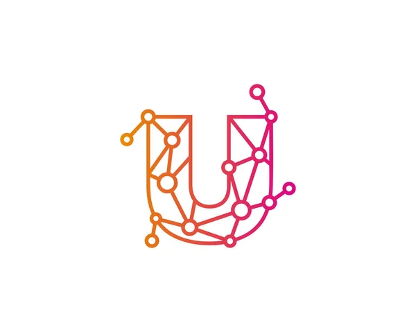 ネットワーク アイコン ロゴのデザイン要素 — ストックベクタ
