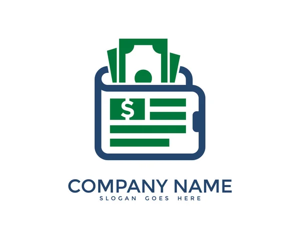 Design Ícone Logotipo Profissional Dinheiro — Vetor de Stock
