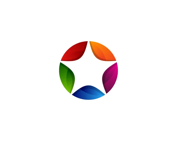 Icona Logo Star Professional Design Illustrazione Stock