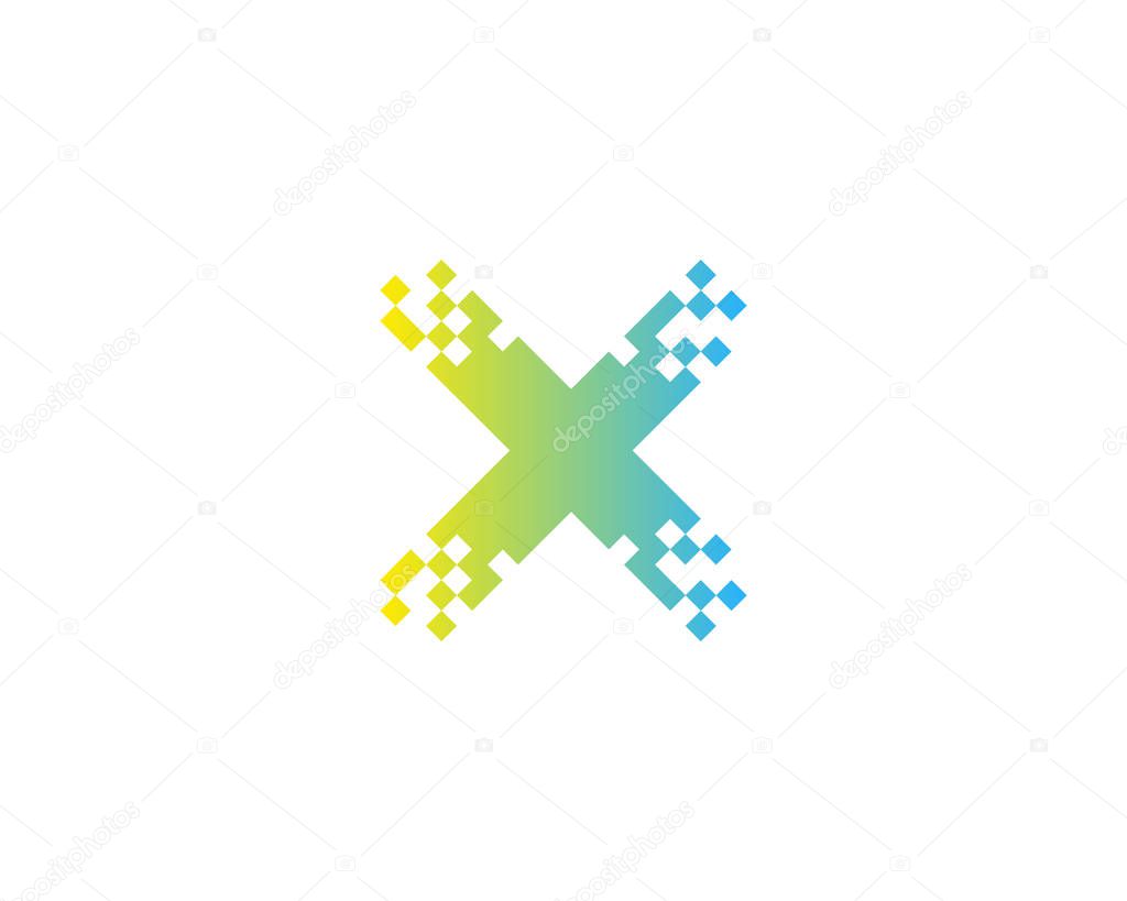 Letter x   Icon Logo Design Element 