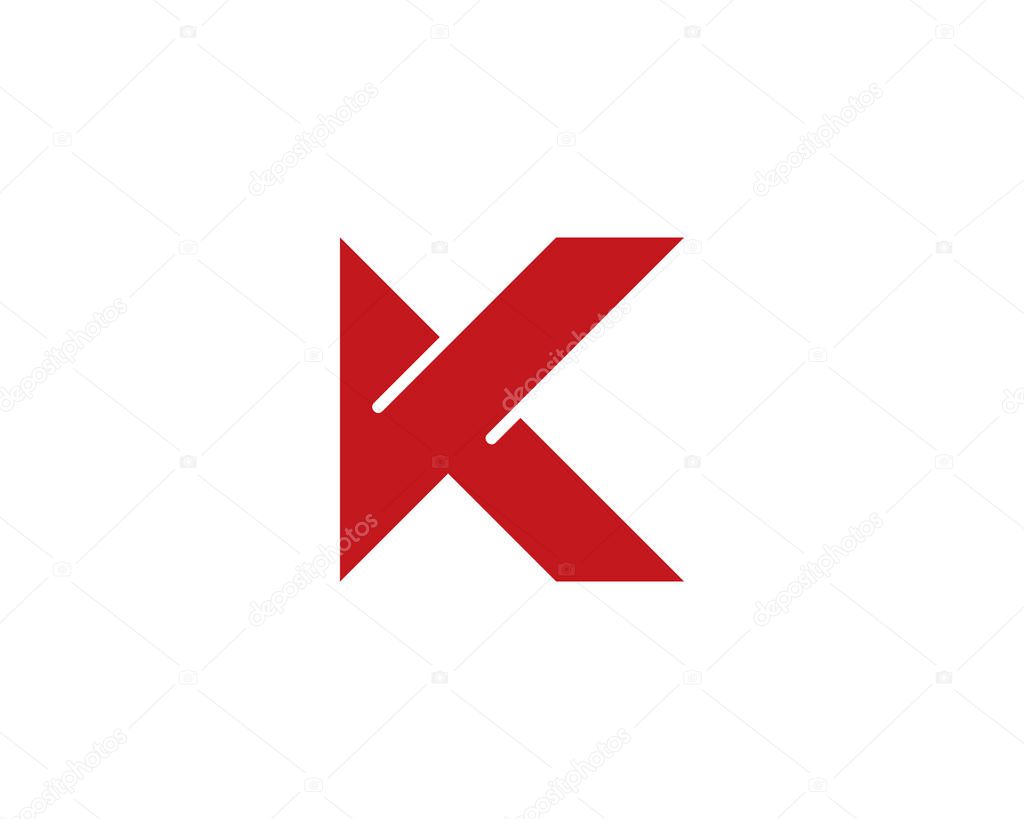 K Letter Professional Logo Icon Design