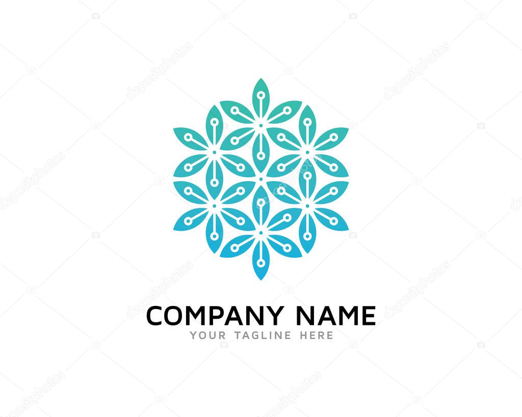 Flower Professional Logo Icon Design