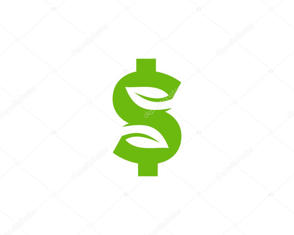Green Money Logo Icon Design