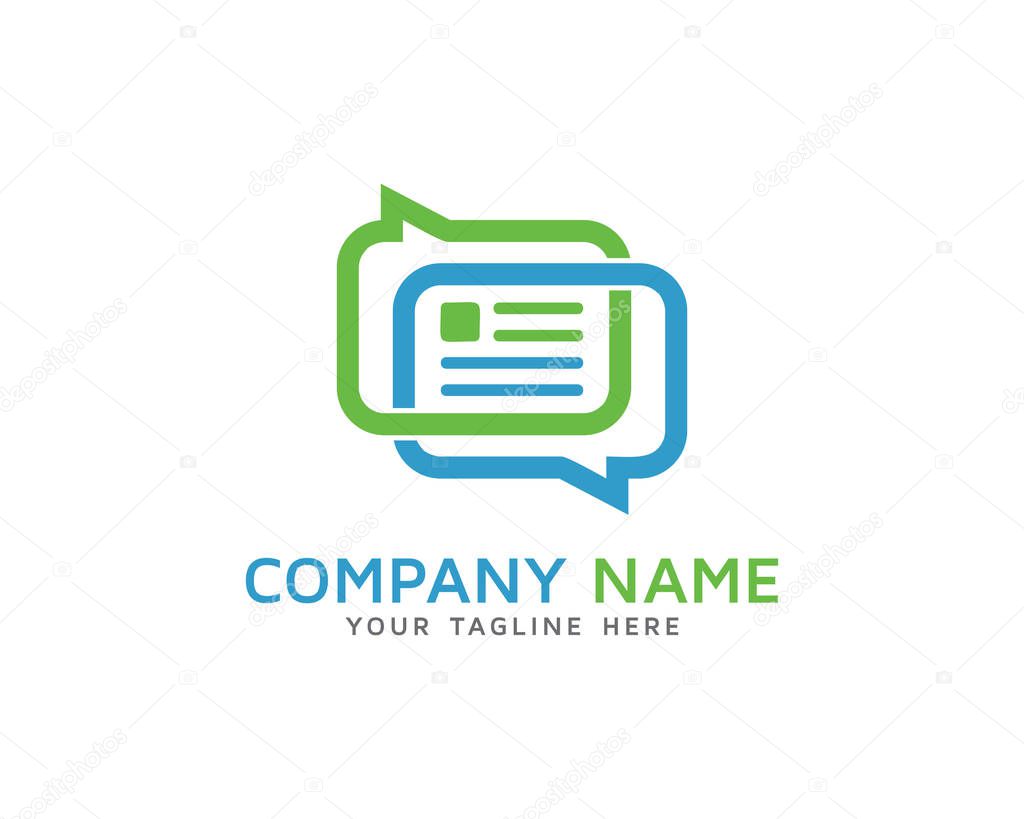 Chat Professional Logo Icon Design