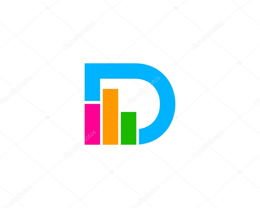 Letter  d  Icon Logo Design Element 