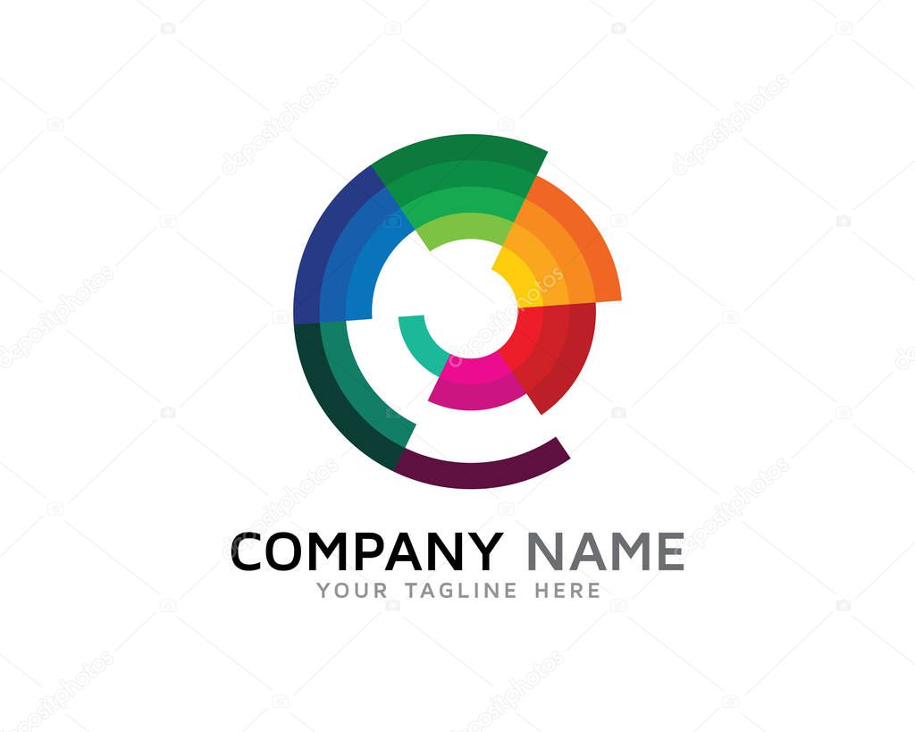 Color Professional Logo Icon Design