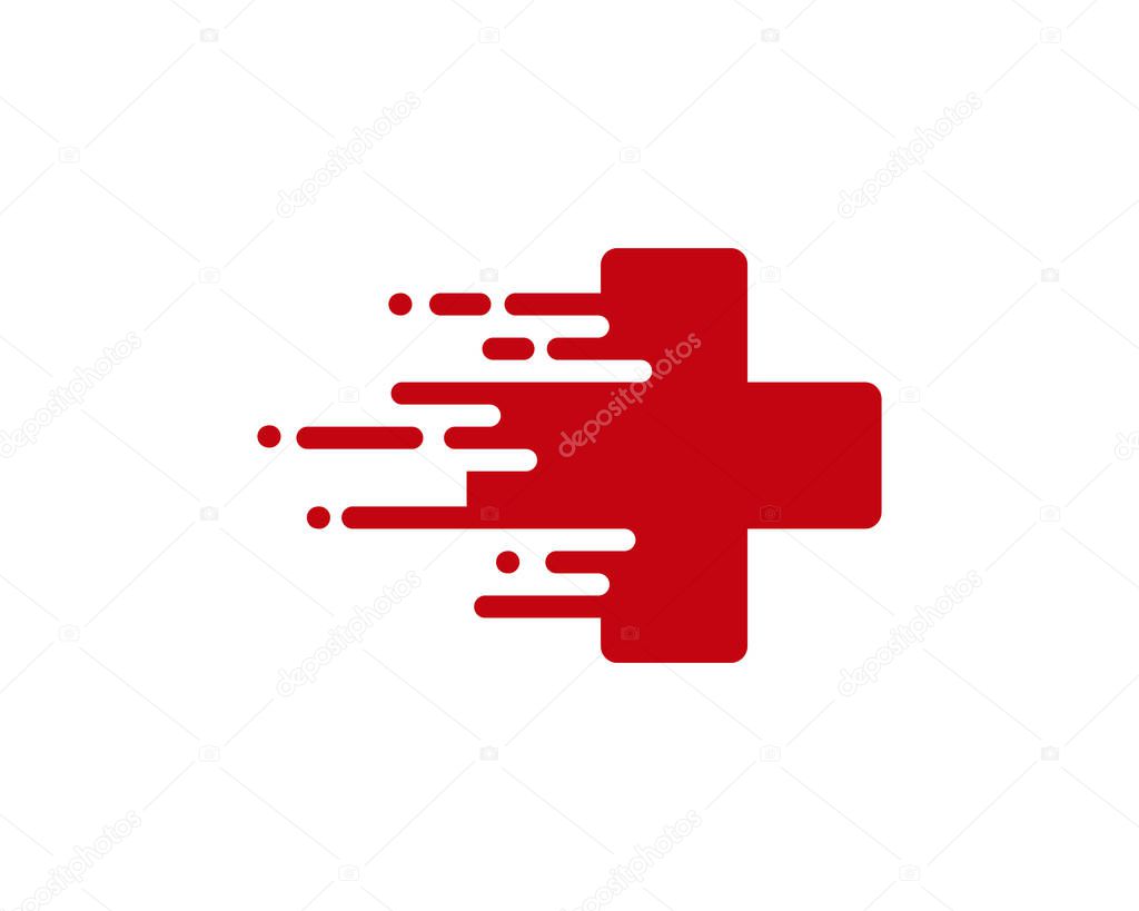Delivery Medical Logo Icon Design