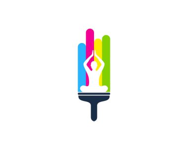 Boya Logo simgesi tasarım sakin ol