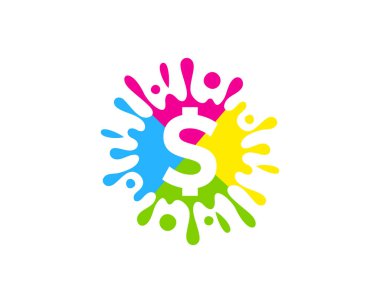 Para boya Logo simge tasarım