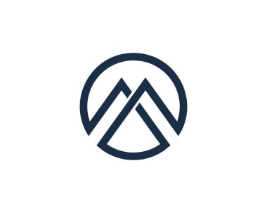 Dağ logo simge tasarım