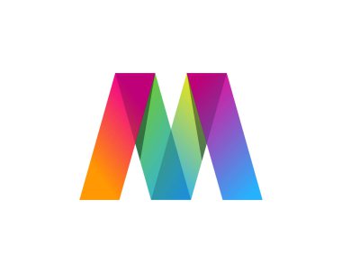 Mektup w simgesi Logo tasarım öğesi