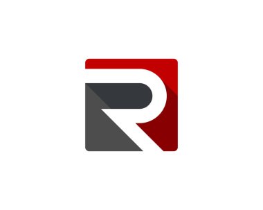 Mektup r simgesi Logo tasarım öğesi