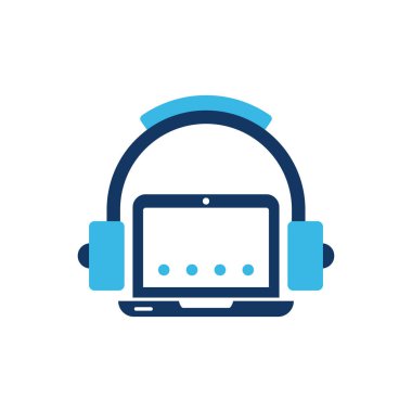 Defter müzik Logo simge tasarım