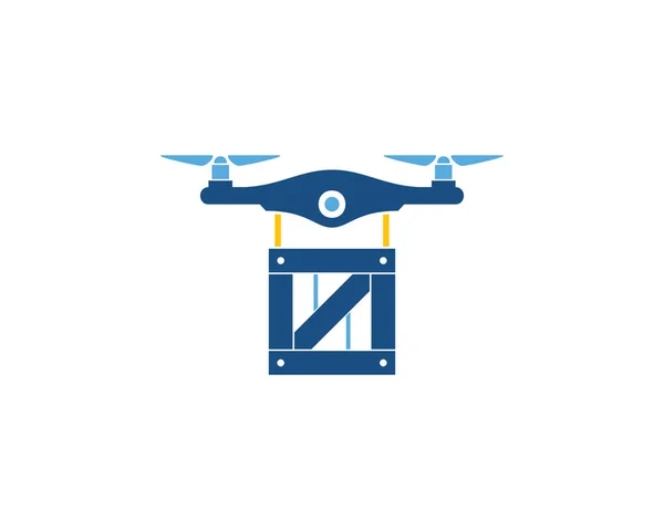 Drone Logistic Logo Icon Design