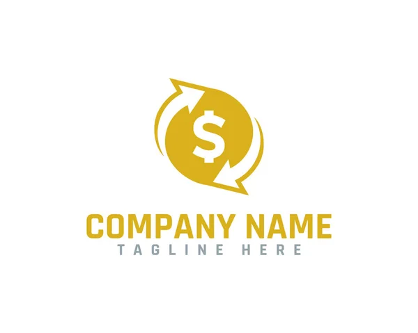 Design Ícone Logotipo Dinheiro — Vetor de Stock