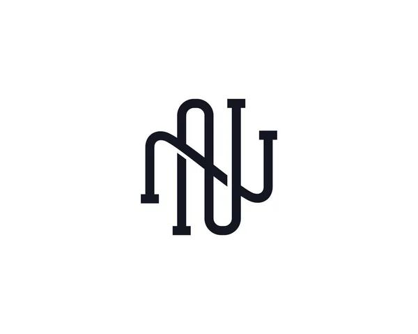 Πρότυπο Σχεδίασης Λογότυπο Επιστολή Μονόγραμμα — Διανυσματικό Αρχείο