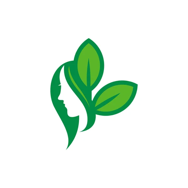 Beauté Nature Logo Icône Design — Image vectorielle