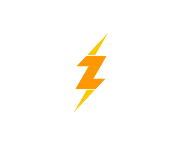 Carta Energia Logo Icon Design — Vetor de Stock