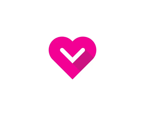 Love Harf Logo Simge Tasarım — Stok Vektör