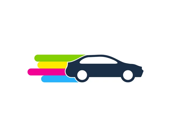 Diseño Icono Logotipo Pintura Automotriz — Vector de stock