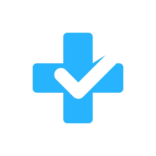 医療のロゴ アイコンのデザインをチェックします — ストックベクタ