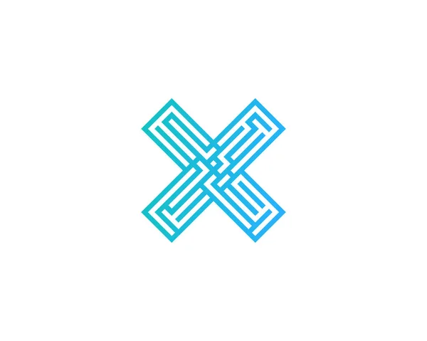 Ikon Logo Design Elem Betű — Stock Vector