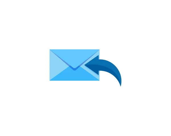 Arrow Mail Logo Icône Design — Image vectorielle