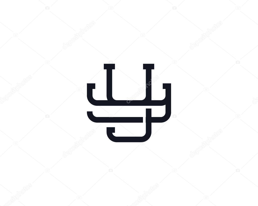 Monogram Letter  y   Logo Design Template