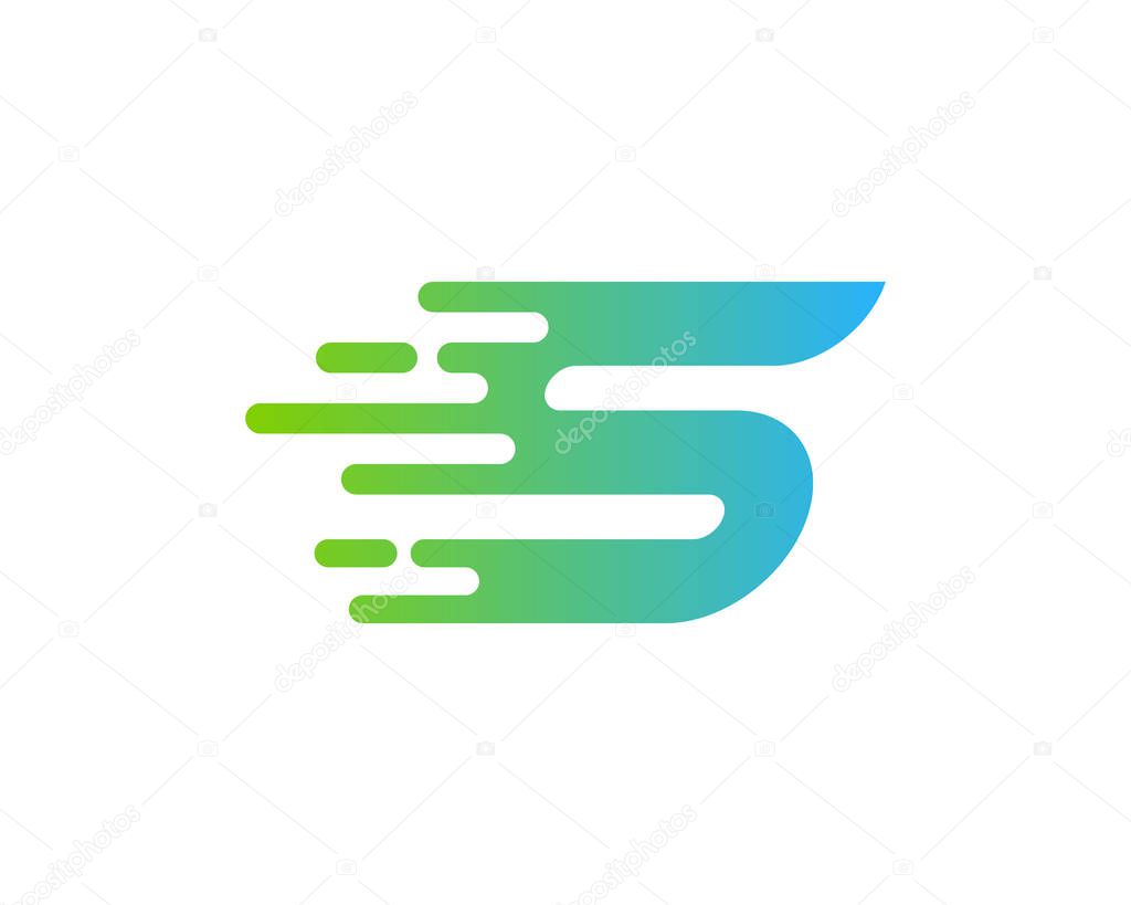 Letter  s  Icon Logo Design Element 