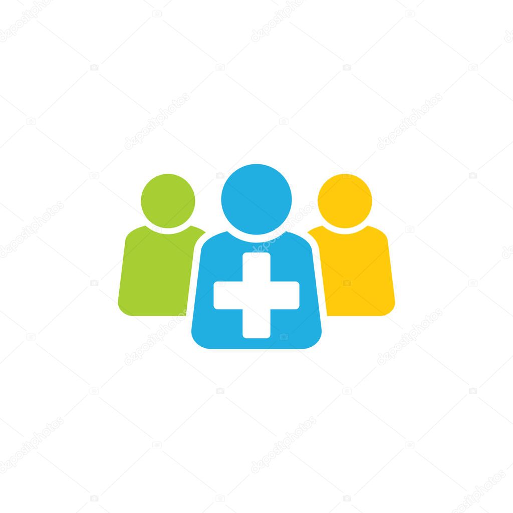 Group Medical Logo Icon Design