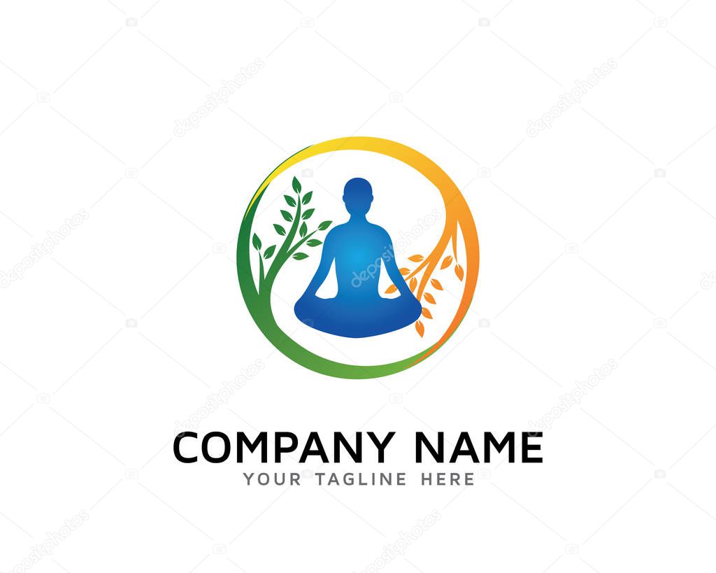 Yoga Professional Logo Icon Design
