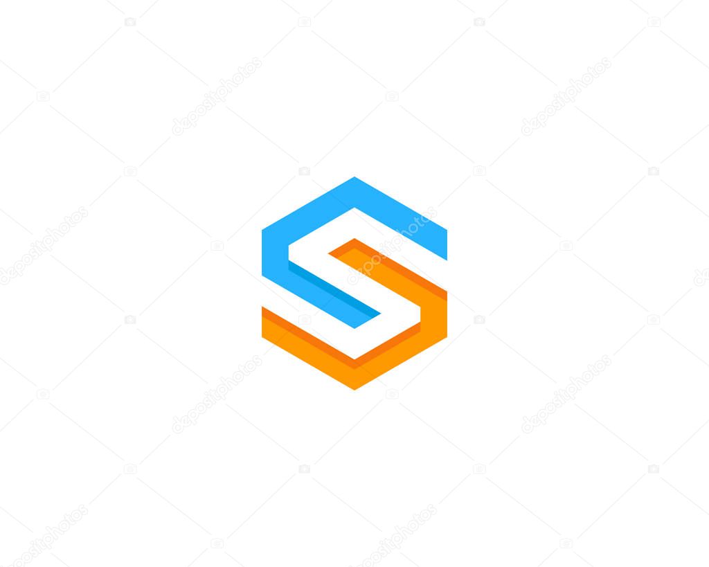 Letter S  Icon Logo Design Element 