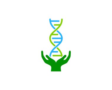 DNA Logo simgesi tasarım bakım