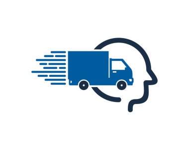 Yüz teslim Logo simge tasarım