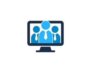 İnsanlar bilgisayar Logo simge tasarım