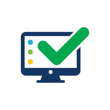 Bilgisayar Logo simge tasarımını denetleme