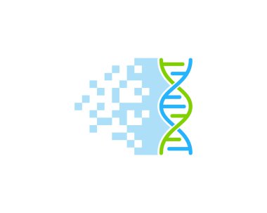 Piksel Dna Logo simge tasarım