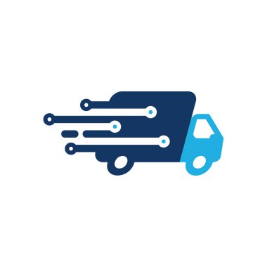 Teslimat Digital logosu simgesi tasarım