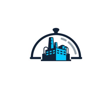 Menü fabrika Logo simge tasarım