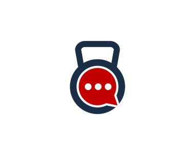 Su ısıtıcısı çan sohbet Logo simge tasarım