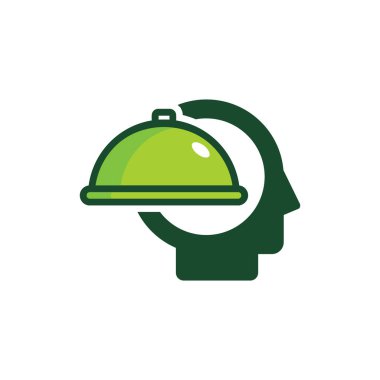 Menü kafa Logo simge tasarım