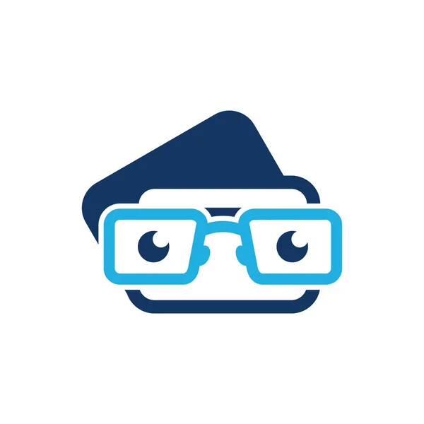 Design Ícone Logotipo Geek Pagamento — Vetor de Stock