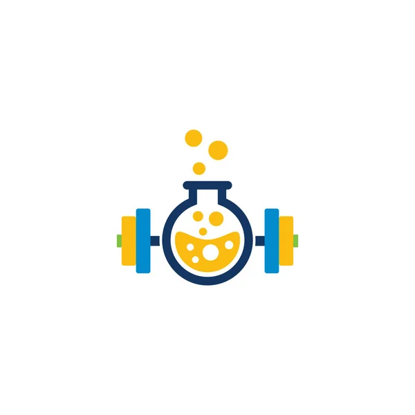 Елемент Дизайну Логотипу Лабораторної Колби Векторні Ілюстрації — стоковий вектор
