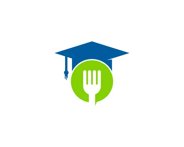 Educação Alimentar Logo Icon Design —  Vetores de Stock