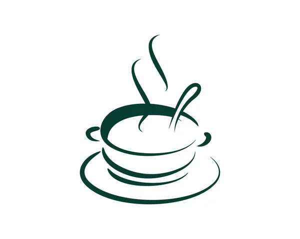 Дизайн Логотипа Кофе — стоковый вектор